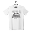 T-shirt front BMW E36 White