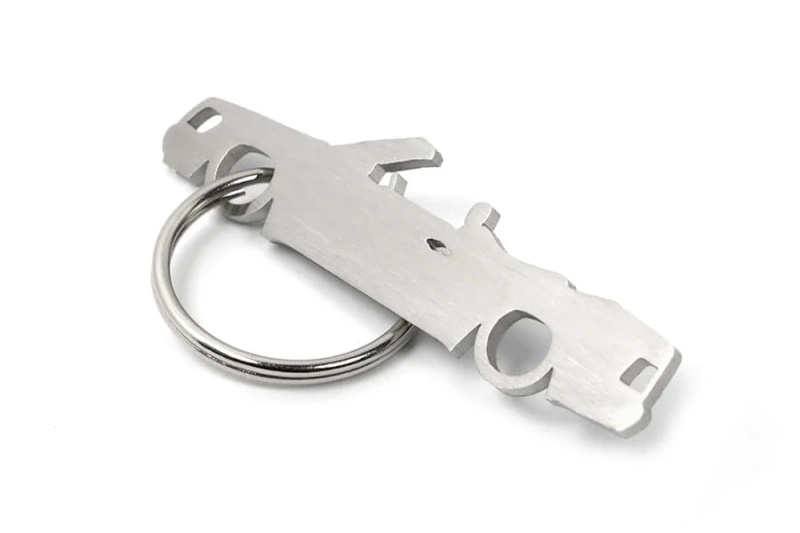 Mercedes-Benz E W124 Convertible stainless steel key ring