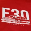 BMW E30 Classic red hooded sweatshirt