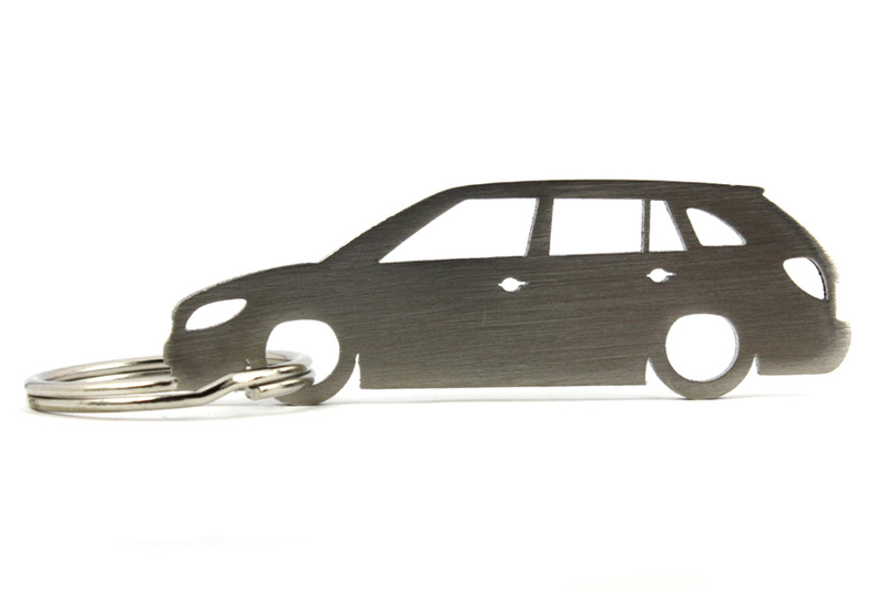 Skoda Fabia MK2 station wagon stainless steel key ring