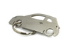 Fiat 500 3d stainless steel key ring