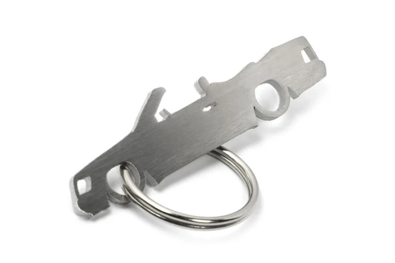 Mercedes-Benz E W124 Convertible stainless steel key ring
