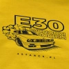 BMW E30 Känguru Sweatshirt Geht seitwärts drift gelb