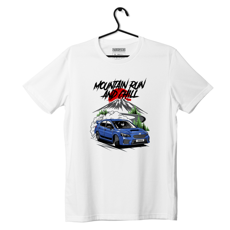 Biały T-shirt koszulka SUBARU IMPREZA RAPTOREYE