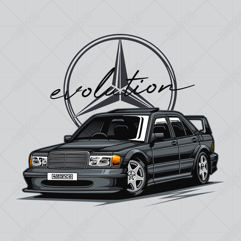Kubek dla fana MERCEDES 190E W201 Evolution
