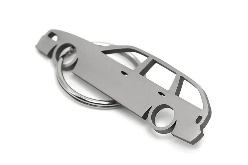 BMW E36 touring stainless steel key ring