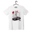White Nissan Skyline GT-R R34 Nismo HKS T-shirt