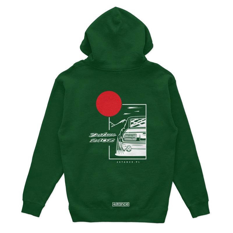 Nissan Datsun 240Z hoodie green