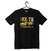 Black MAZDA RX-7 T-shirt
