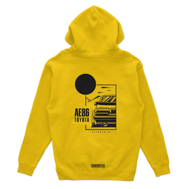 Toyota AE86 gelber Hoodie