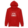BMW E36 red front hoodie