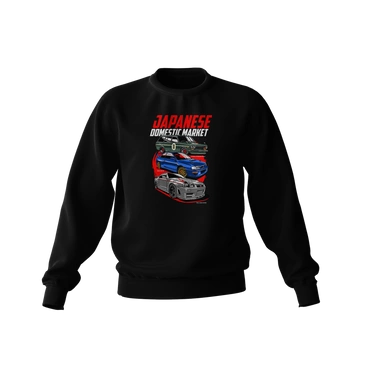 Czarna bluza JDM Japanese Domestic Market