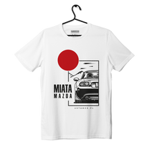 Mazda Miata T-shirt with roof White