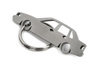 Stainless steel key ring Volvo 740 sedan