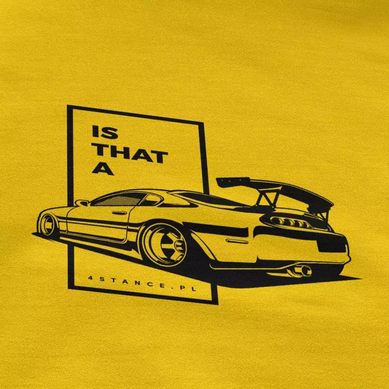 Mikina s klokankou JE TO SUPRA žltá