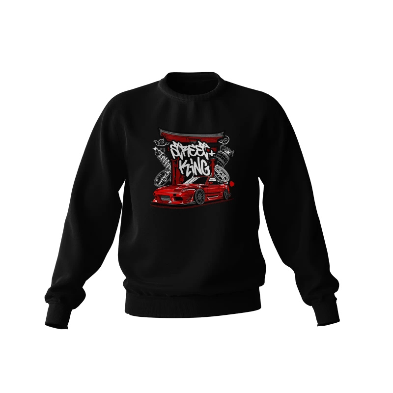 Czarna bluza Nissan 180SX Street King