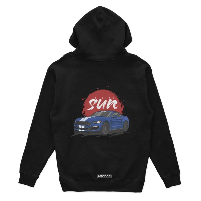 Čierna mikina FORD MUSTANG SUN