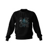 Schwarzes Sweatshirt Motor 2JZ-GTE