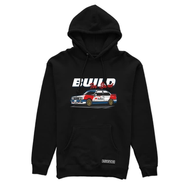 Czarna bluza z kapturem BMW E30 Marlboro