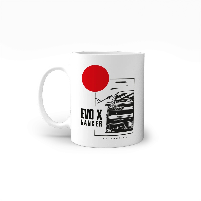 Mitsubishi Lancer Evo X fan mug