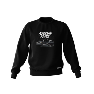 Čierna mikina MERCEDES BMW RIVALS