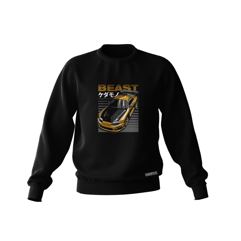 Black Toyota Supra mk4 sweatshirt BEAST