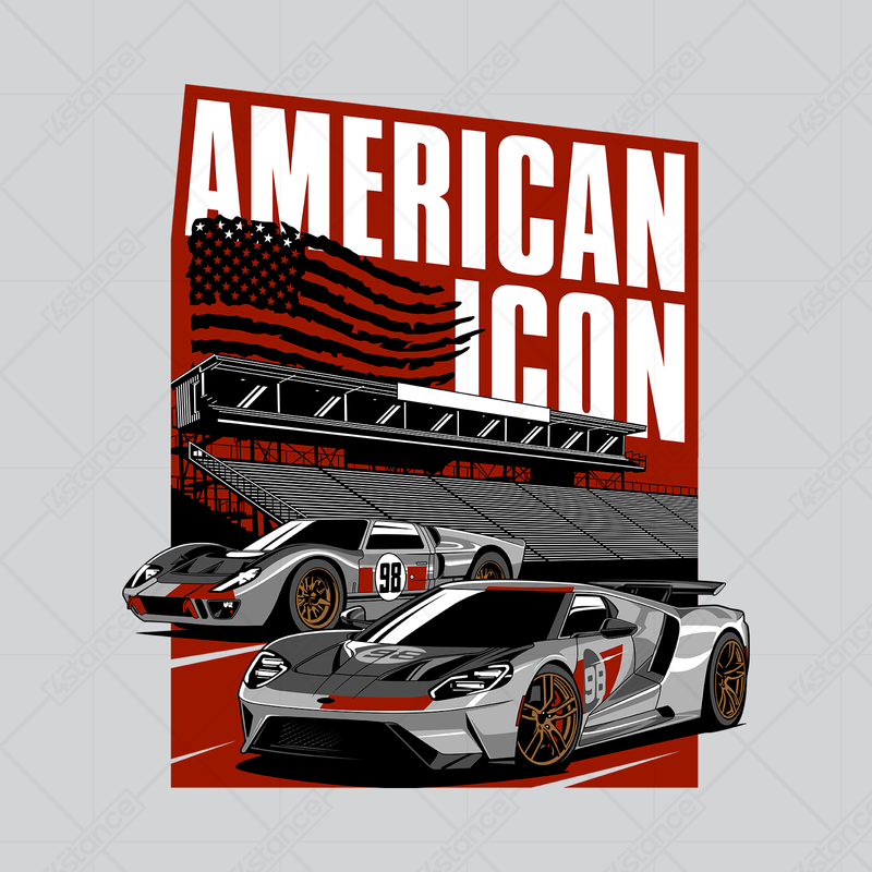 Black hoodie FORD GT40 American icon
