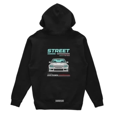 Czarna bluza z kapturem LEXUS IS200 IS300 STREET