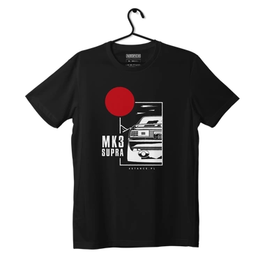 Czarny T-shirt koszulka TOYOTA SUPRA MK3