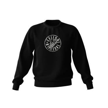 Black SKULL PISTON sweatshirt