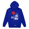 Mazda Miata hooded sweatshirt with roof blue
