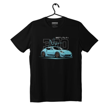 Czarny T-shirt koszulka NISSAN 370Z