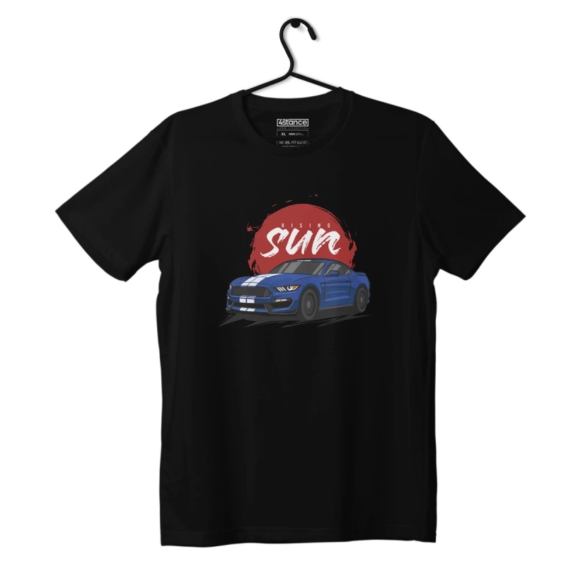 Schwarzes T-shirt FORD MUSTANG SUN
