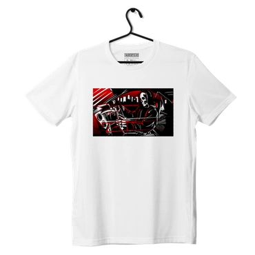 White T-shirt RACER REAPER T-shirt