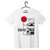 Biały T-shirt koszulka HONDA CIVIC IX