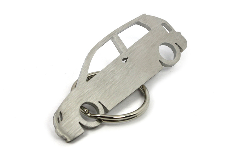 Stainless steel VW Volkswagen Polo 9N 3d key ring