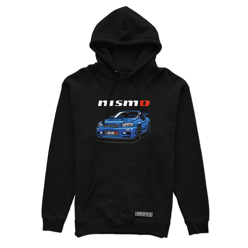 NISSAN Skyline R34 Nismo black hoodie