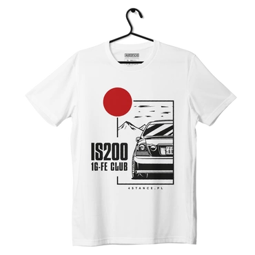 Lexus IS IS200 JDM tričko Bílá 