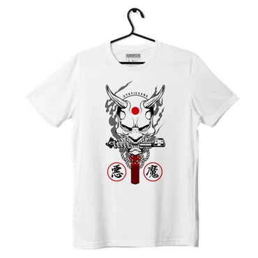 White T-shirt ONI Static gang