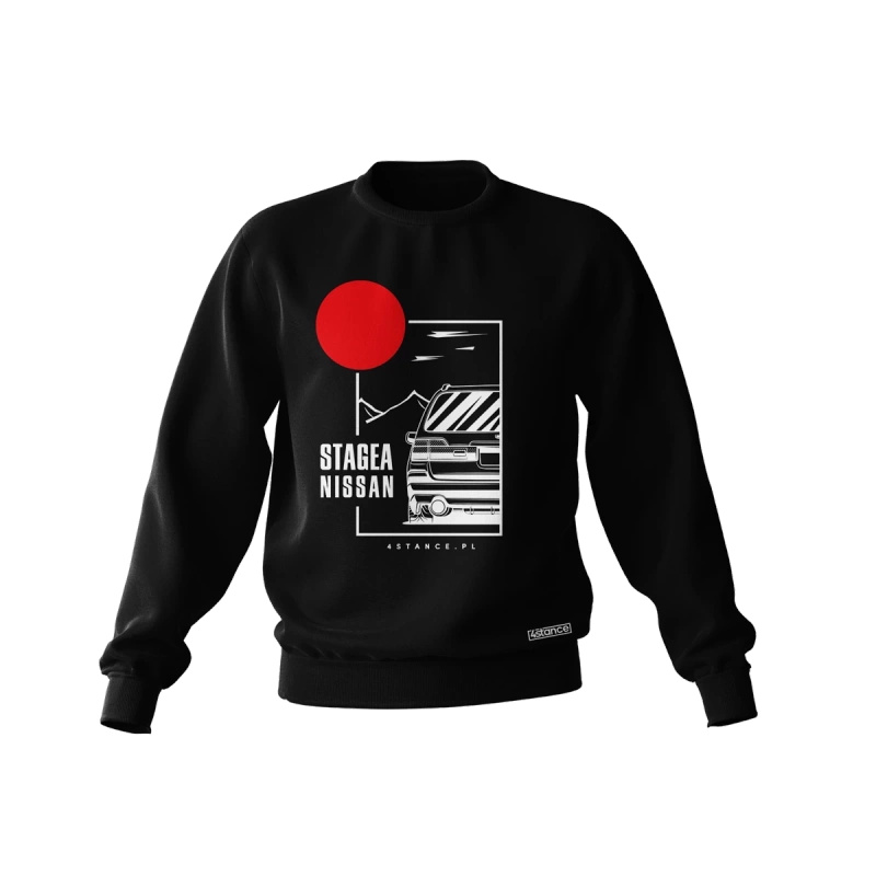 Schwarzes NISSAN STAGEA JDM Sweatshirt