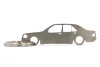 Klíčenka Mercedes-Benz 190 W201 z nerezové oceli