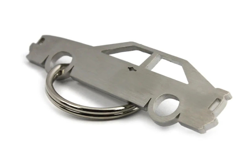 AUDI QUATTRO stainless steel key ring