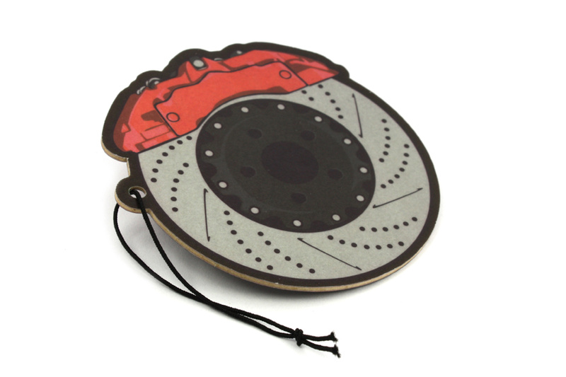 Scented suspension Brake disc with caliper