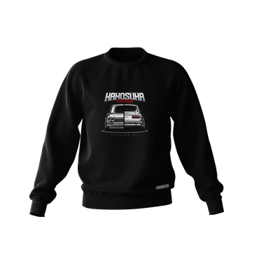 Black NISSAN GT-R C110 HAKOSUKA sweatshirt