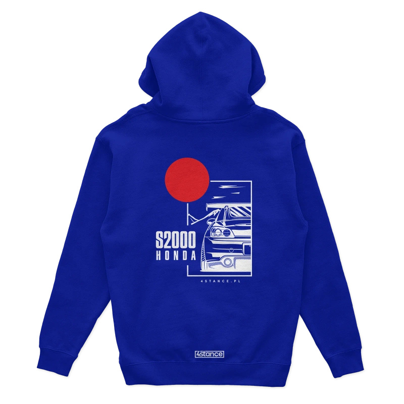 Honda S2000 Kapuzenpulli blau