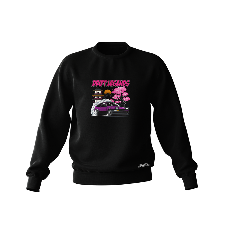 Schwarzes TOYOTA AE86 DRIFT Sweatshirt