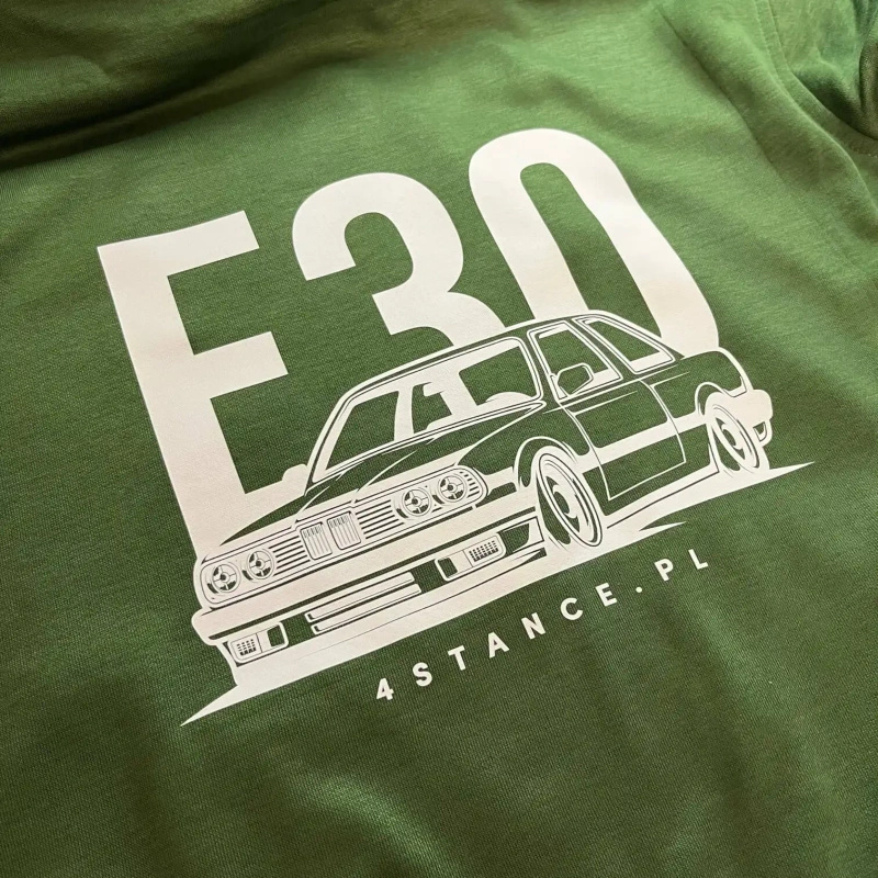BMW E30 Classic Flaschengrüner Hoodie