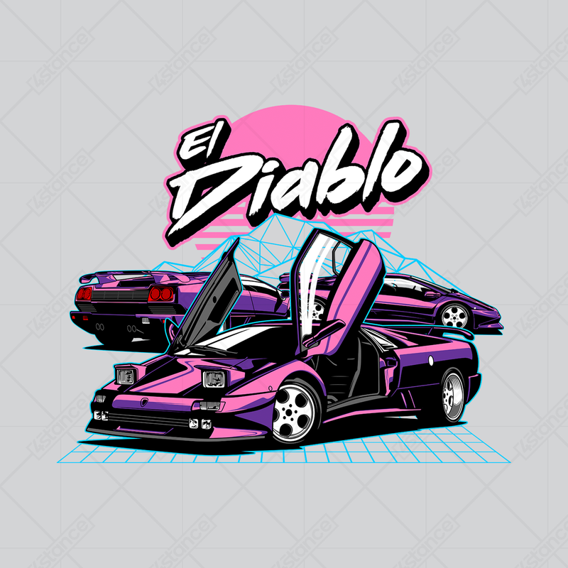 Mug for a Lamborghini Diablo fan