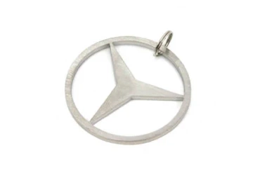 Mercedes-Benz Logo Schlüsselanhänger aus Edelstahl