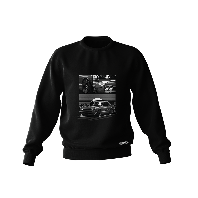 Black NISSAN SKYLINE C10 sweatshirt